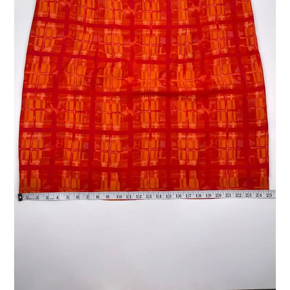 NWT Rabbit Rabbit Rabbit Designs 18W Bright Orange Short Sleeve Dress - Picture 10 of 11